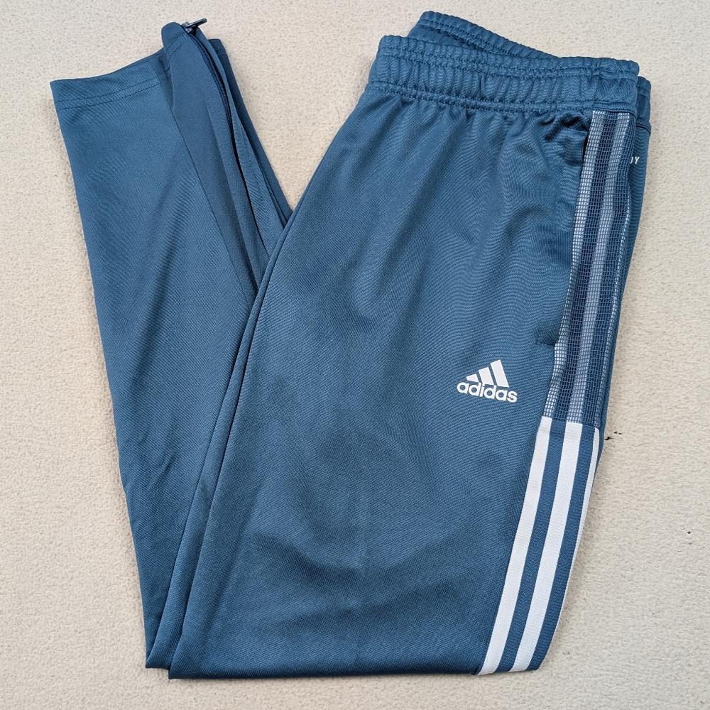Adidas Tiro 21 Training Pants Women's Size Medium Blue Joggers Track Soccer